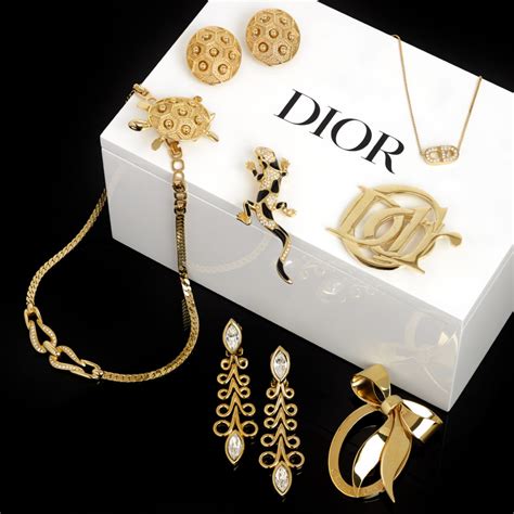 is dior jewelry gold|christian Dior costume jewellery.